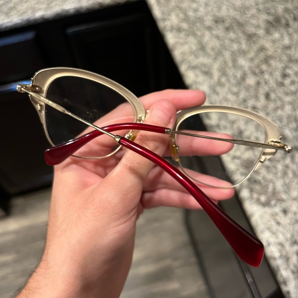 Cat eye glasses no outter box  just case miu miu - Picture 11 of 14